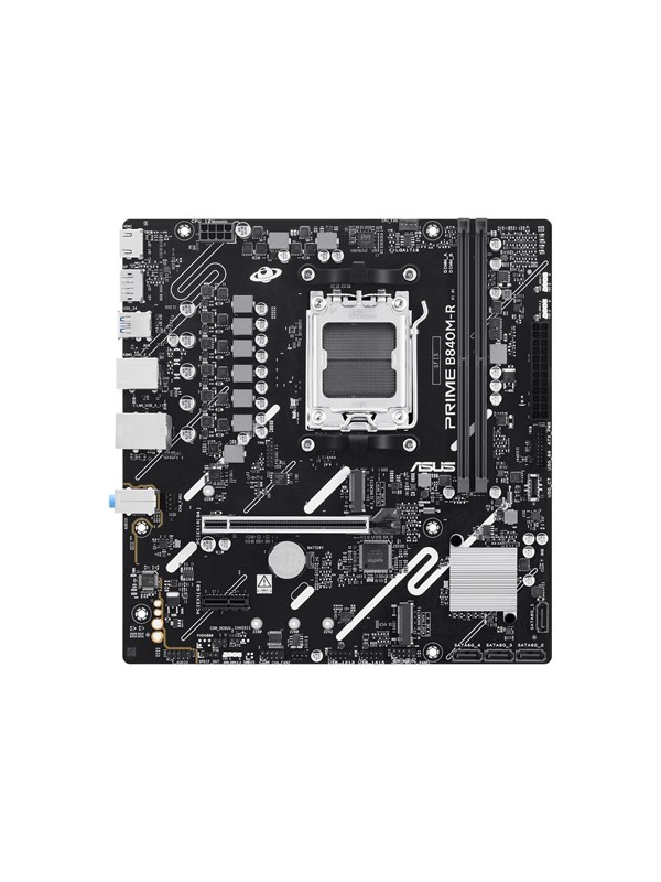 ASUS PRIME B840M-R Hovedkort - AMD B840 - AMD AM5 - DDR5 RAM - Micro-ATX