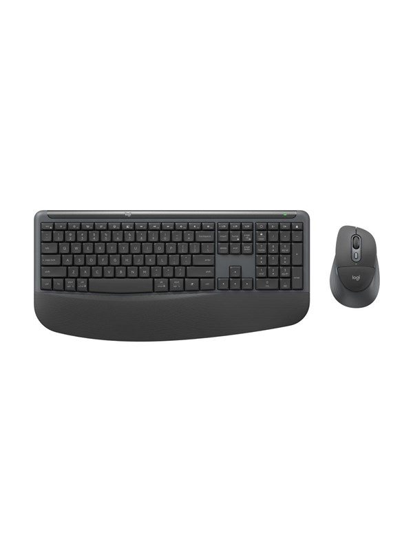 Logitech Signature Comfort Plus Combo MK880 for Business - Tastatur & Mussett - Engelsk - Grå