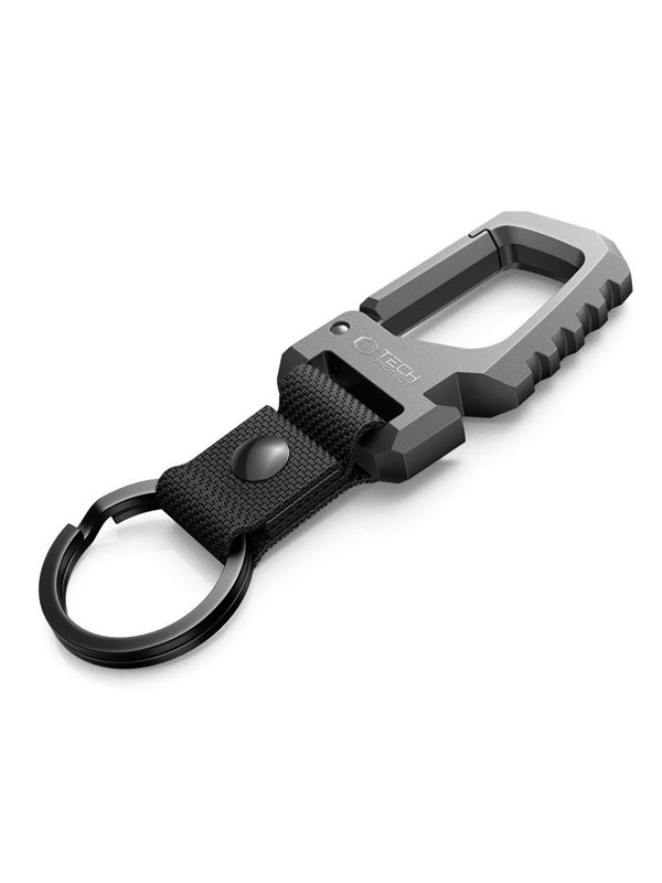 Tech-Protect  Slidelock Keychain - Black & Grey