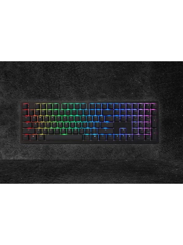 Ducky Zero - Classic - Fullsize - Cherry MX2A Red - RGB - Wireless (Tri-mode) - Gamingtastatur - Svart