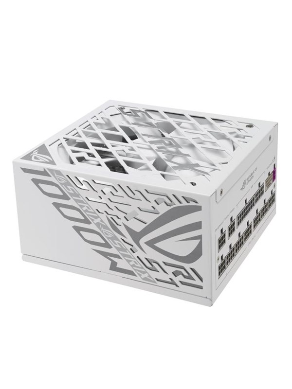 ASUS ROG STRIX PLATINUM 1000W White (ROG Equalizer) Strømforsyning (PSU) - 1000 Watt - ATX 3.1 - 80 Plus Platinum sertifisert