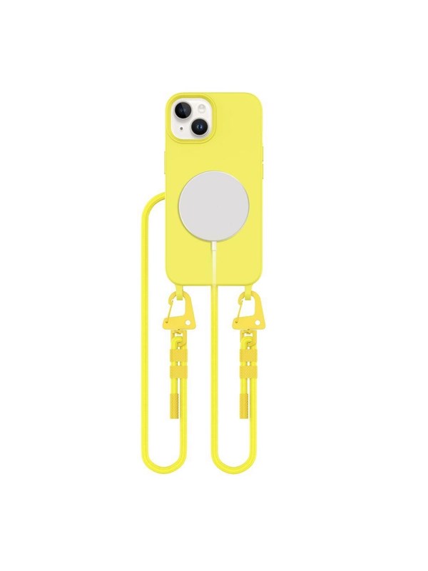Tech-Protect Magnecklace MagSafe Case for iPhone 15 - Yellow