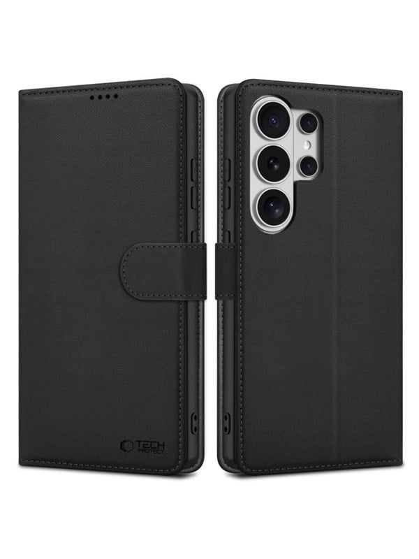 Tech-Protect Wallet Case for Samsung Galaxy S26 Ultra - Black
