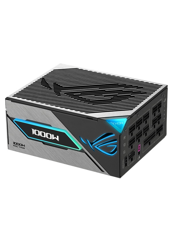 ASUS ROG THOR 1000W Platinum III (ROG Equalizer) Strømforsyning (PSU) - 1000 Watt - ATX 3.1 - 80 Plus Platinum sertifisert