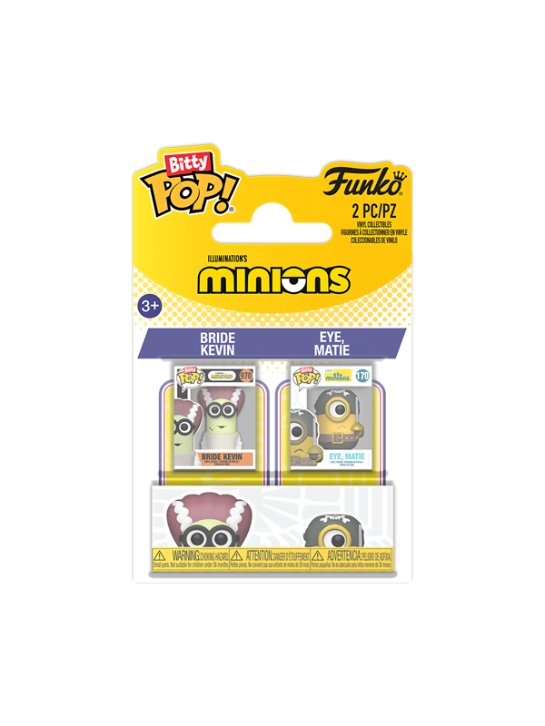 Funko! - Funko Bitty POP 2PK Minions K & M - Figur