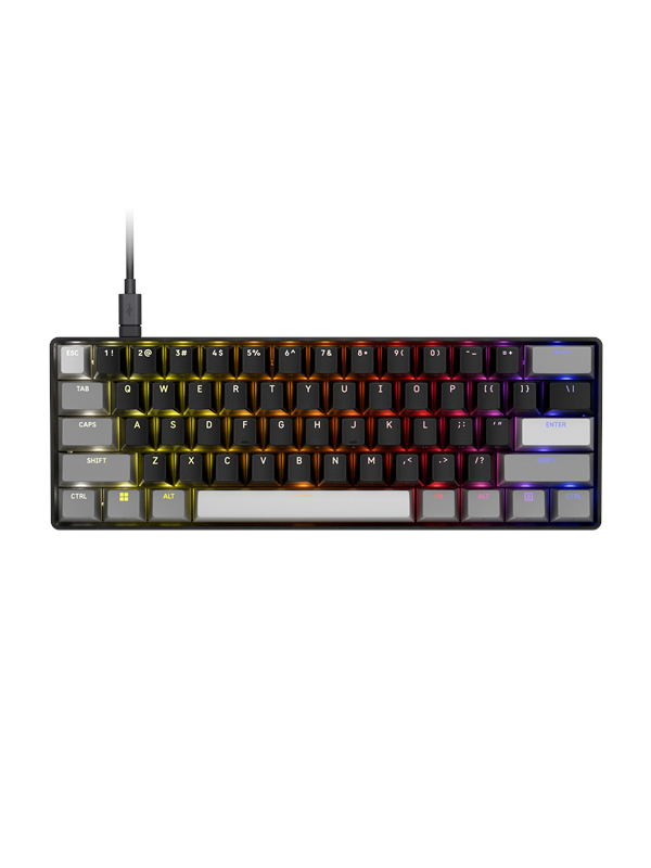 Corsair CLIPPER PRO MINI 60 - Gamingtastatur - Uten numpad - Nordisk - Svart
