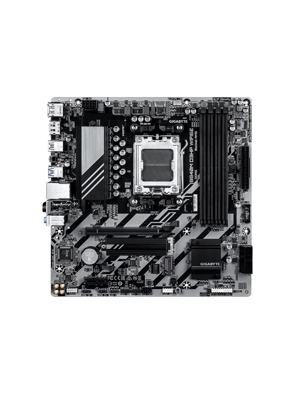 GIGABYTE B840M D3HP WIFI6E Hovedkort - AMD B840 - AMD AM5 - DDR5 RAM - Micro-ATX