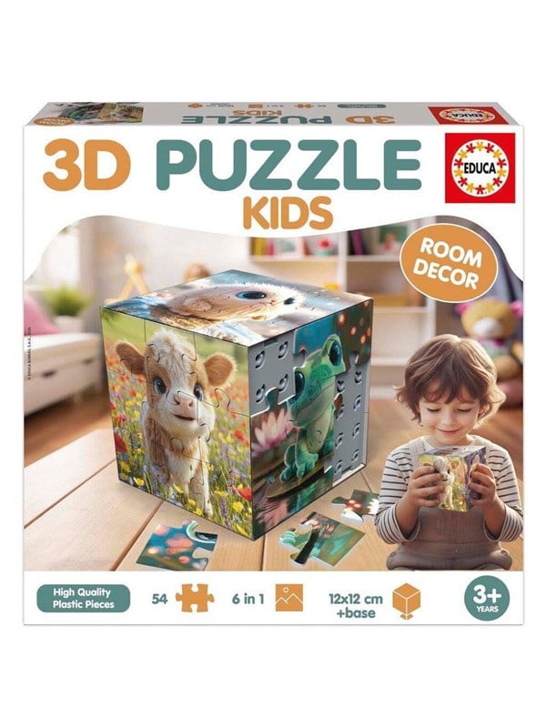 3D Puzzle Kids Baby Animals 3D Puslespill