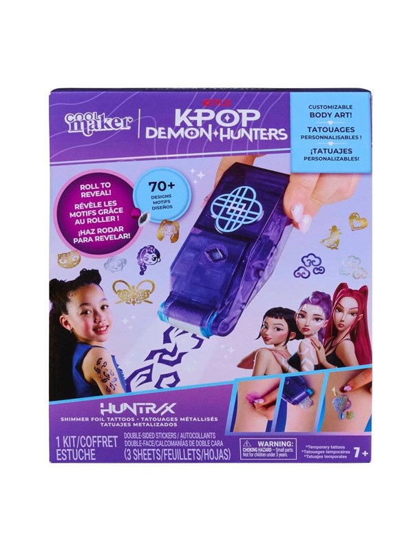 K POP Demon Hunters Cool Maker - Shimmer Me Tattoo Kit