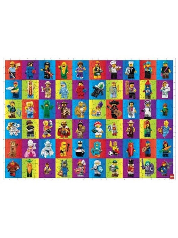 Minifigures Collage 1 Puzzle 500 Pcs