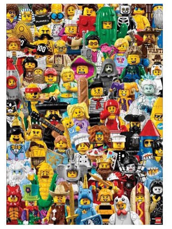 Minifigures Collage 2 Puzzle 500 Pcs