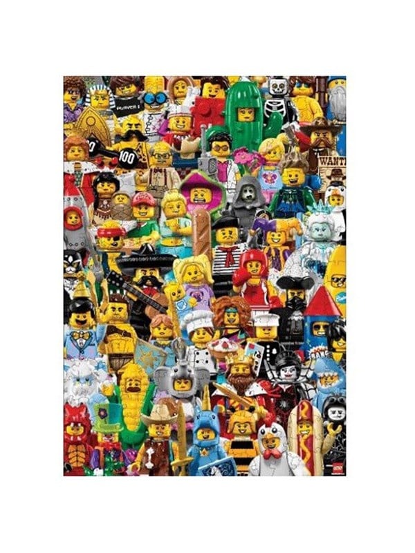 Minifigures Collage 2 Puzzle 500 Pcs