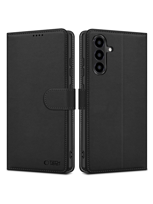 Tech-Protect Wallet Case for Samsung Galaxy A36 / A56 / A37 5G - Black