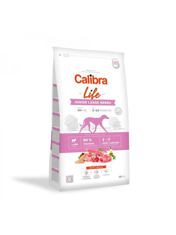 Calibra Life Junior Large breed Lam - tørr hundemat - 12kg