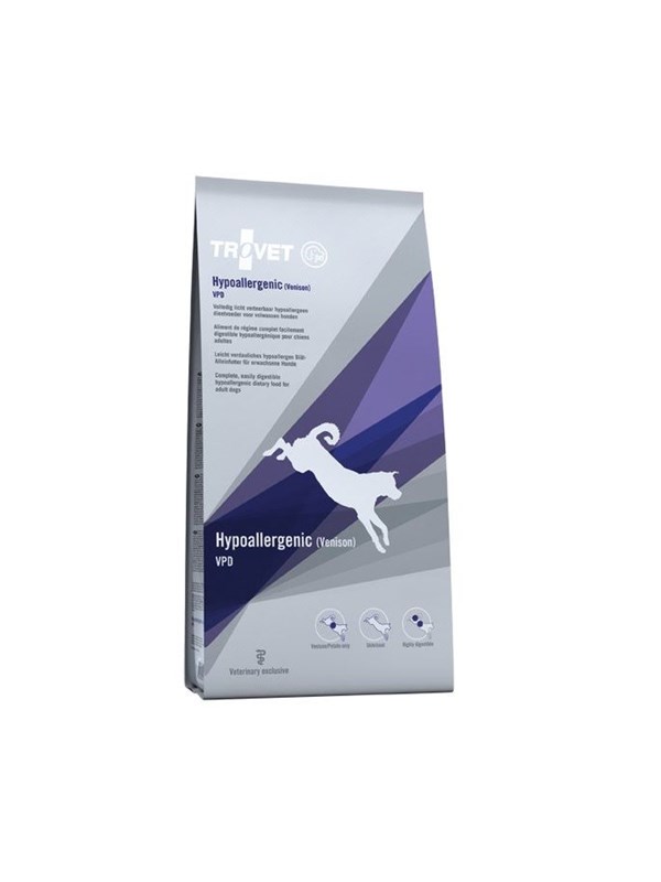 TROVET Hypoallergen VPD med vilt - tørr hundemat - 10kg