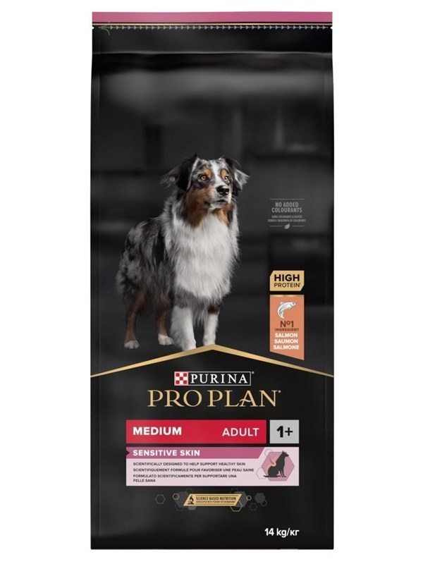PURINA NESTLE Medium Adult Sensitive Skin 14kg Laks