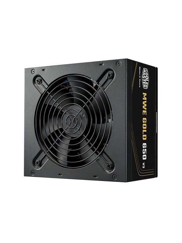 Bilde av MPE-6502-ACAAG-3BEU MWE Gold 650 V3 Non Modular, ATX 12V Ver. 3.1, 550W, >90%, Black
