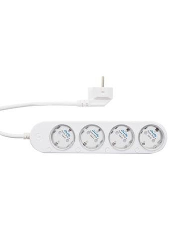 Shelly Power Strip Gen4 White - WiFi- og Zigbee-smartstrømskinne