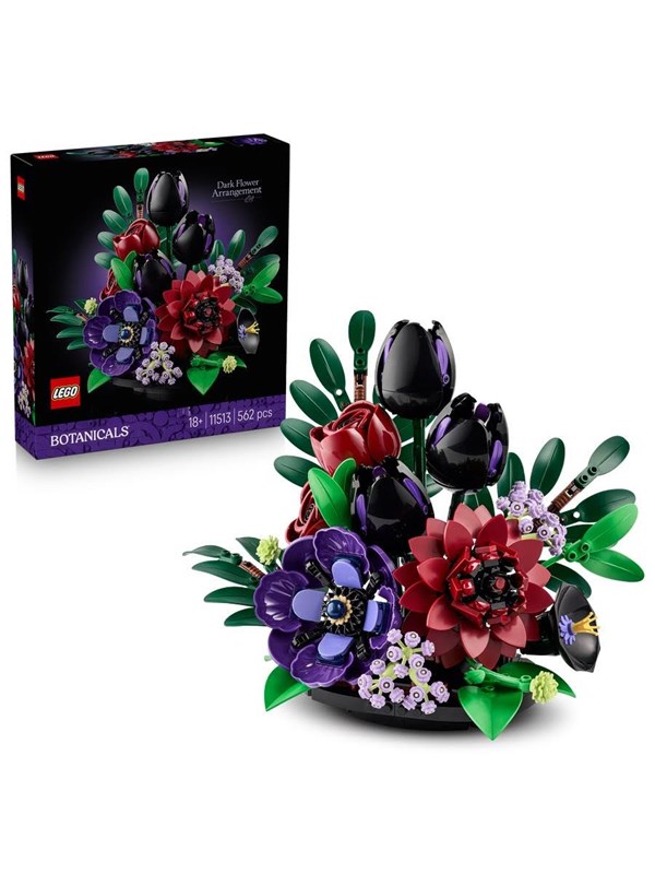 LEGO Botanicals 11513 Blomsteroppsats i mørke farger
