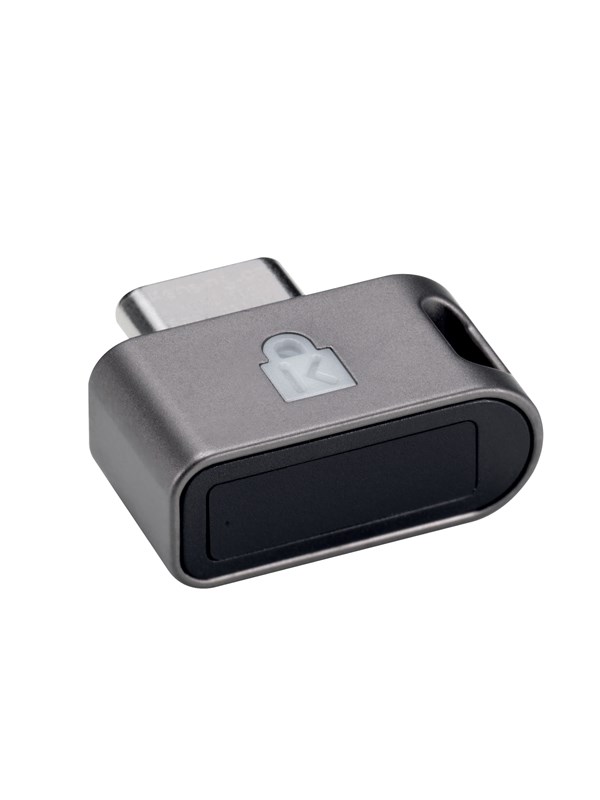 Kensington VeriMark™ Guard 2.1 USB-C® Fingeravtrykk Sikkerhetsnøkkel - FIDO2, WebAuthn/CTAP2.1, FIDO U2F - Tverrplattform