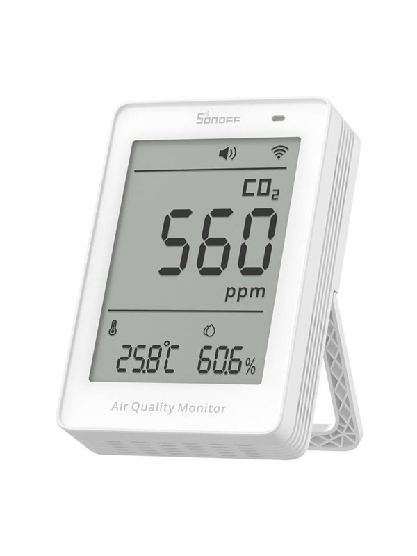 Sonoff AirGuard CO2 SAWF-08P WiFi LCD luftkvalitetsmåler