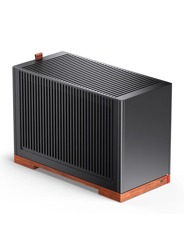 Jonsbo T9 Black - PCIe 5.0 Riser Cable included - Kabinett - Minitower - Svart