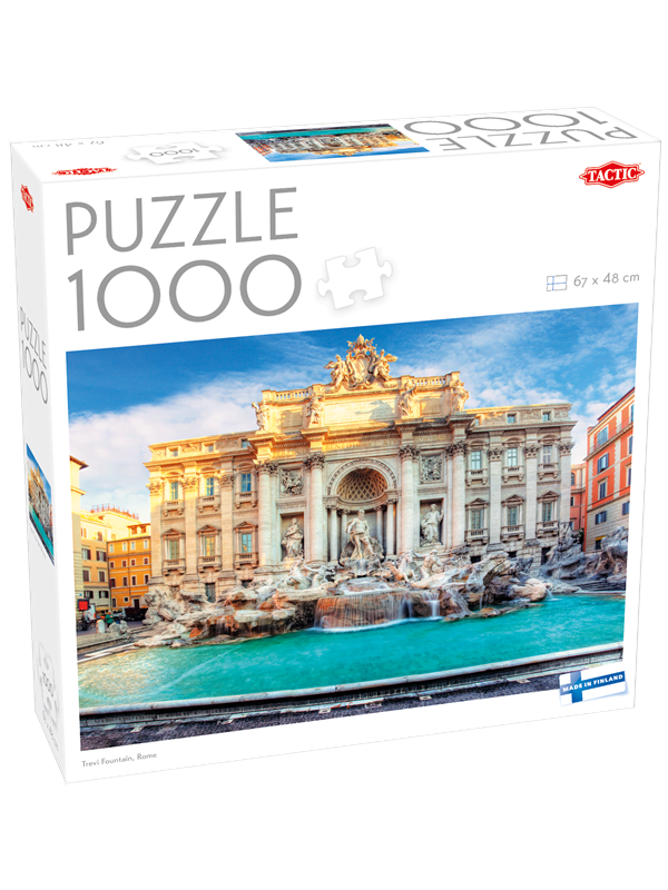 Puslespill 1000 Brikker - Trevi-Fontenen
