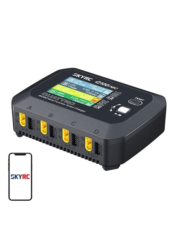SkyRC Q100neo AC/DC multifunksjonell smartlader