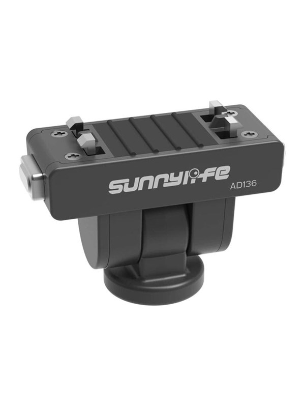 Sunnylife 1/4 hurtigadapter med 180° rotasjon for Insta360 X4 Air / X5 / Ace Pro 2 / 1 / Ace
