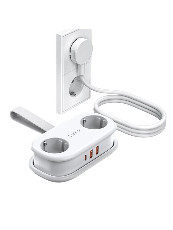 ORICO AP3 20W GaN 5in1 Power Strip - White