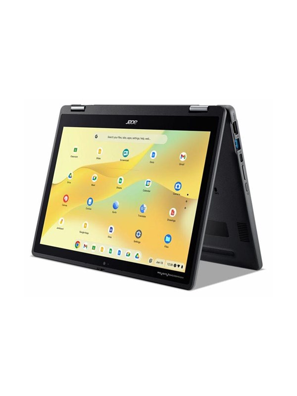 Chromebook Spin 512 - Flippdesign - Intel N100 / inntil 3.4 GHz - 8 GB RAM - 64 GB eMMC - 12 IPS (HD+) - Wi-Fi 6E - skifersvart