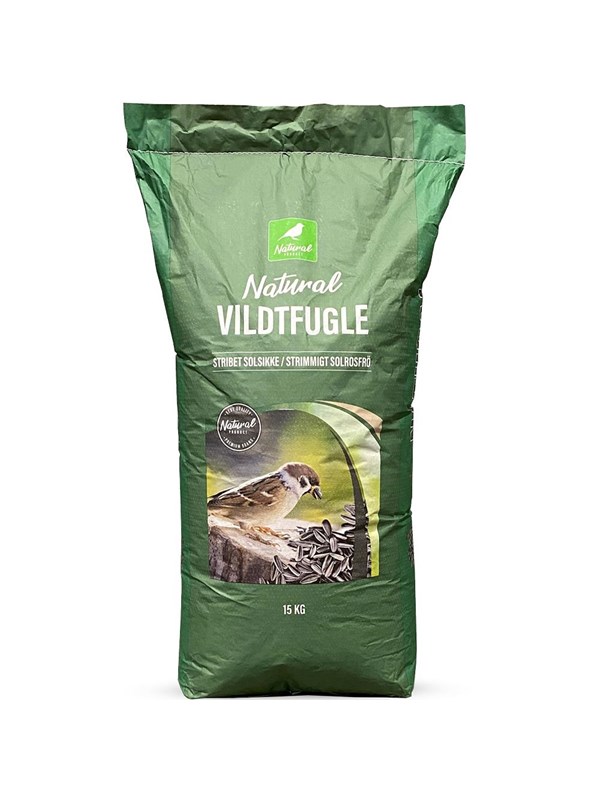 Natural Stripet solsikke - dobbeltrensede 15 kg