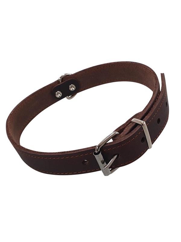 Nobby Halsbånd TABIL, 60 cm (47-54 cm), 30 mm, Brun
