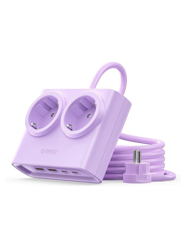ORICO PDC25 25W 6in1 Power Strip - Purple