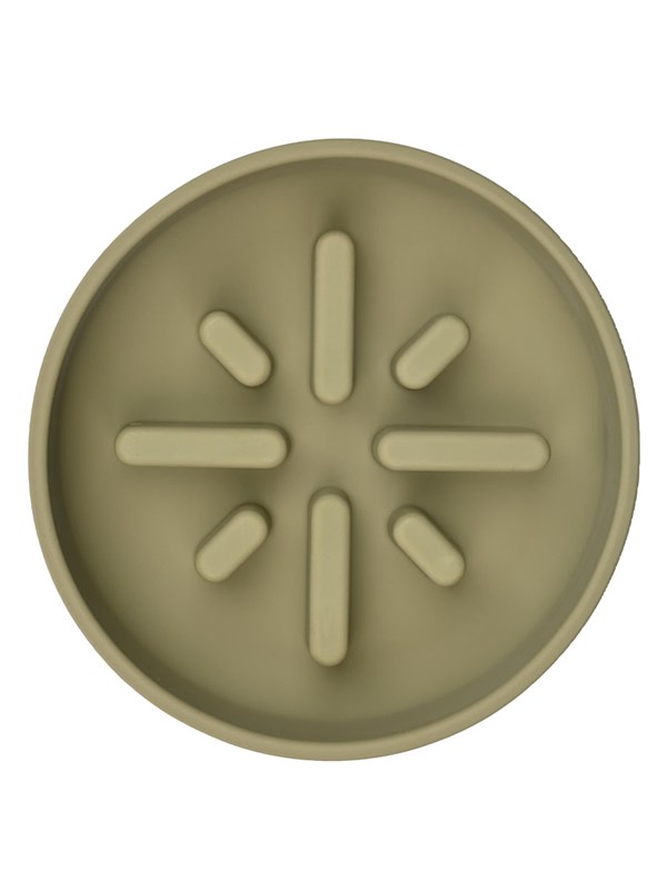 51 Degrees North 51 - Sili Bowl - Slow Feeder-skål - Khaki - 700ml