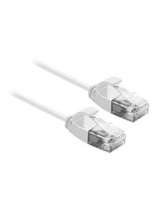 Roline patch cable - 3 m - white - Hvit - 3m
