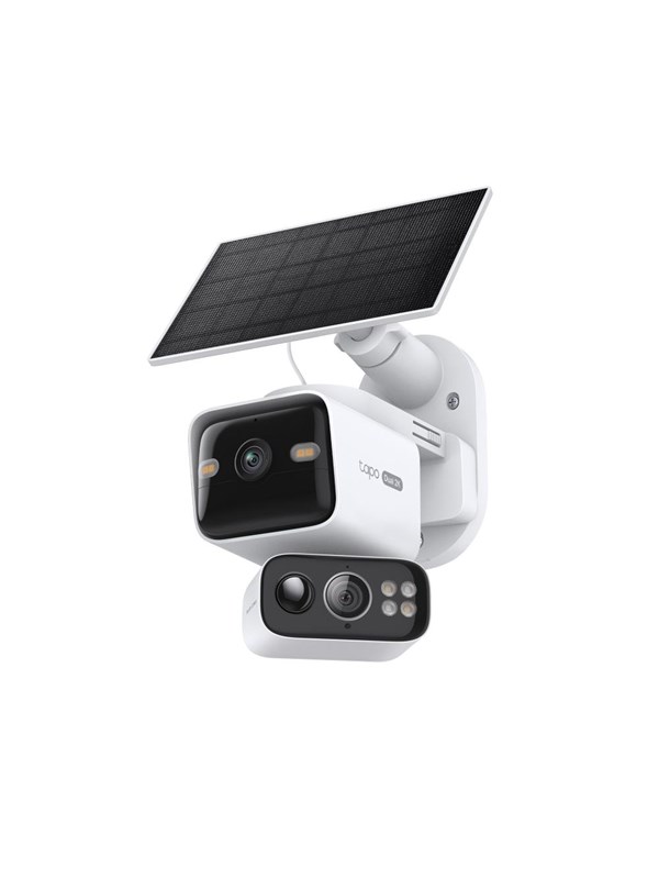 TP-Link Tapo C645D KIT solcelledrevet sikkerhetskamerasett med dobbeltlinse Pan/Tilt