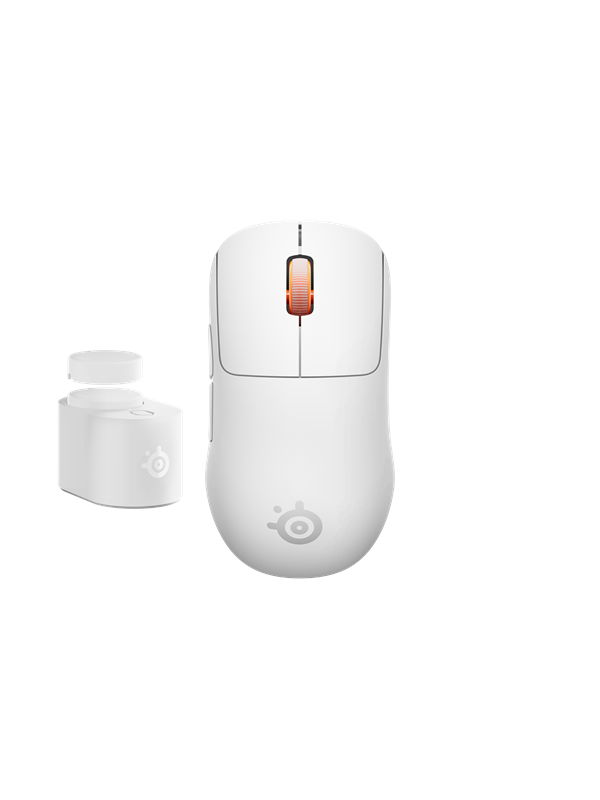 SteelSeries Sensei Pro Mini Wireless - Gaming mus - Optisk - Hvit