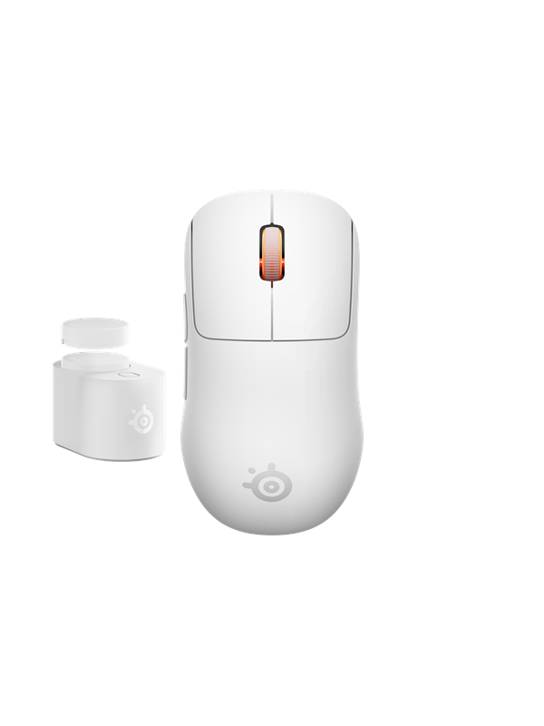 SteelSeries Sensei Pro Wireless - Gaming mus - Optisk - Hvit