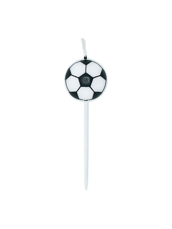Globos Cake candles 2.4cm Football - 5 pcs.