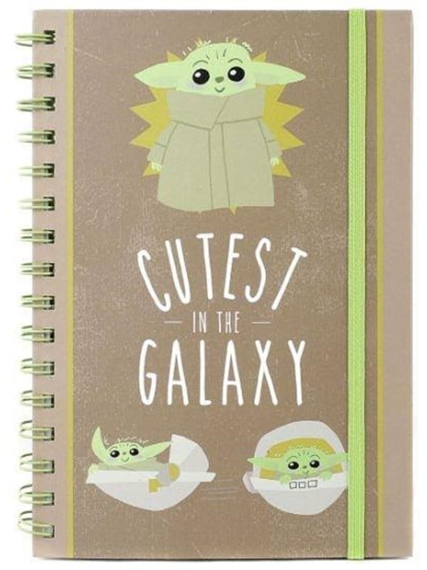 Pyramid - Star Warts: The Mandalorian (Cutest in the Galaxy) A5 notebook