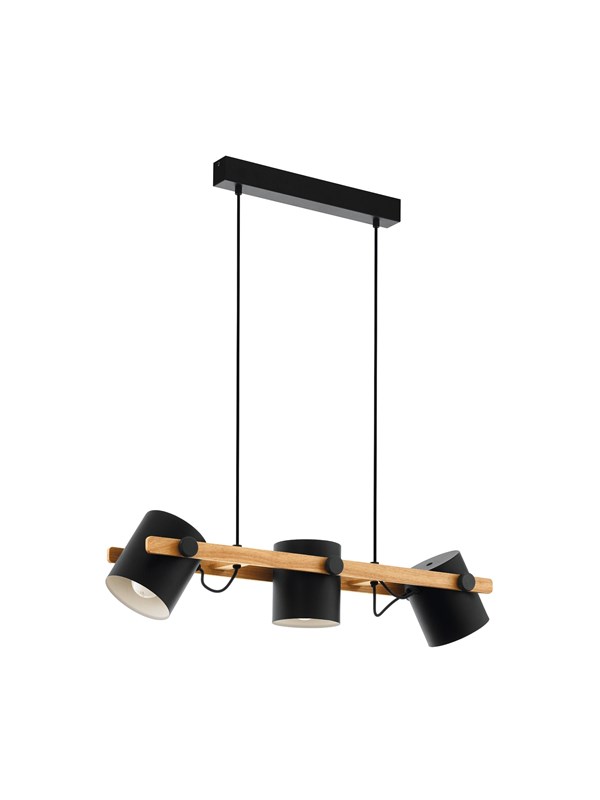 EGLO Stars of Light HORNWOOD LANGBORD 3L SVART/TRE