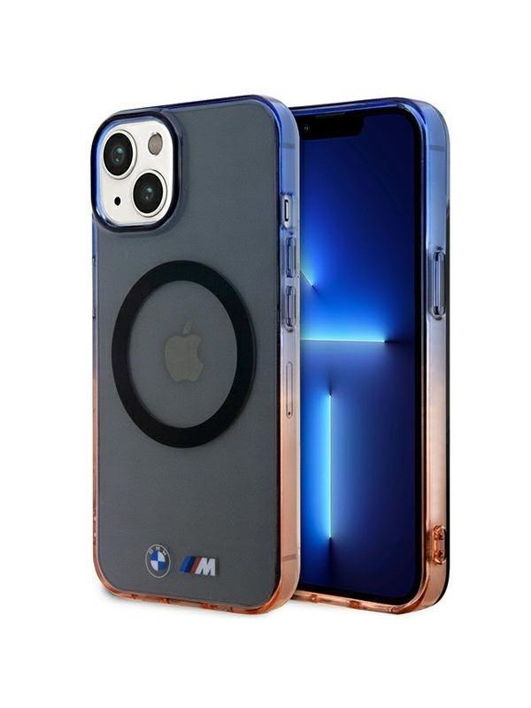 BMW BMHMP14SHTGE iPhone 14 6.1" grey/grey hardcase Gradient Bumper MagSafe