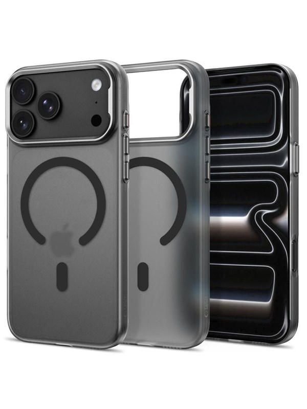 Tech-Protect MagZero MagSafe Case for iPhone 17 Pro Max / 18 Pro Max - Translucent Matte Black