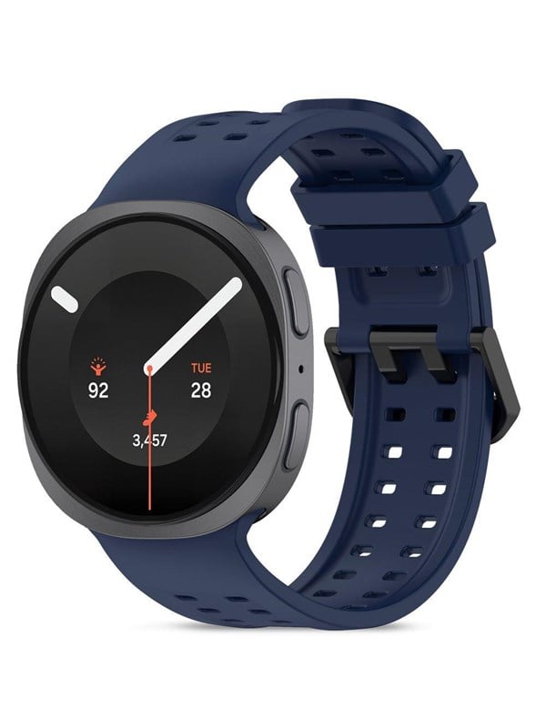 Tech-Protect Silicone Air Strap for Samsung Galaxy Watch 8/9 - 40/44/46mm - Navy Blue