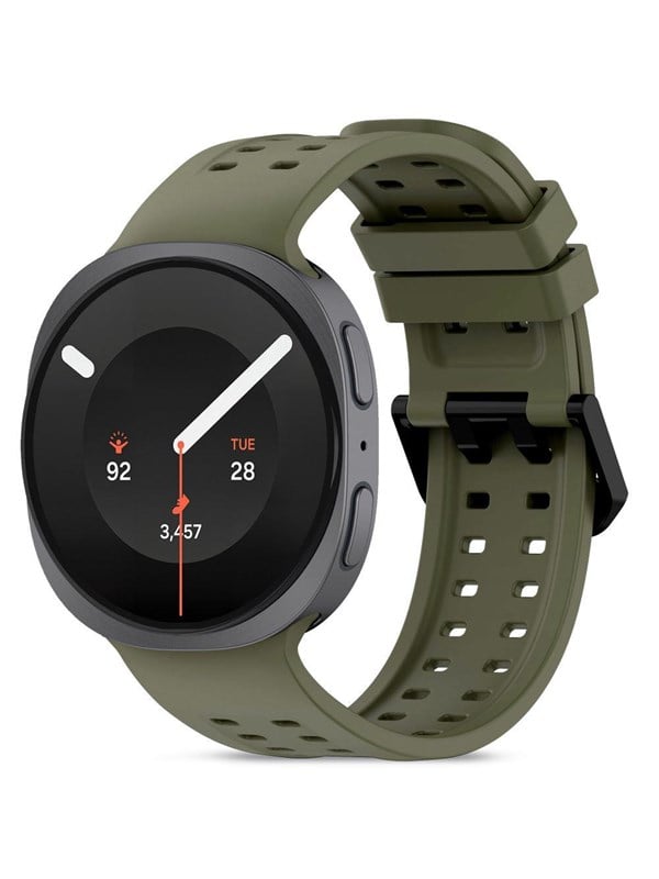 Tech-Protect Silicone Air Strap for Samsung Galaxy Watch 8/9 - 40/44/46mm - Olive