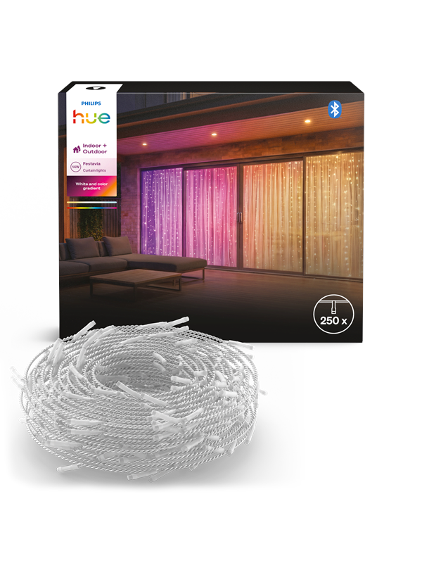 Philips Hue Festavia lysgardin, 250 LED-er