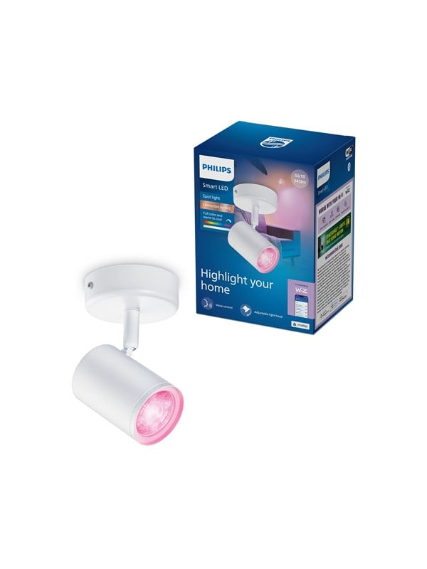Philips Smart Lighting Smart spotlampe x1, hvit