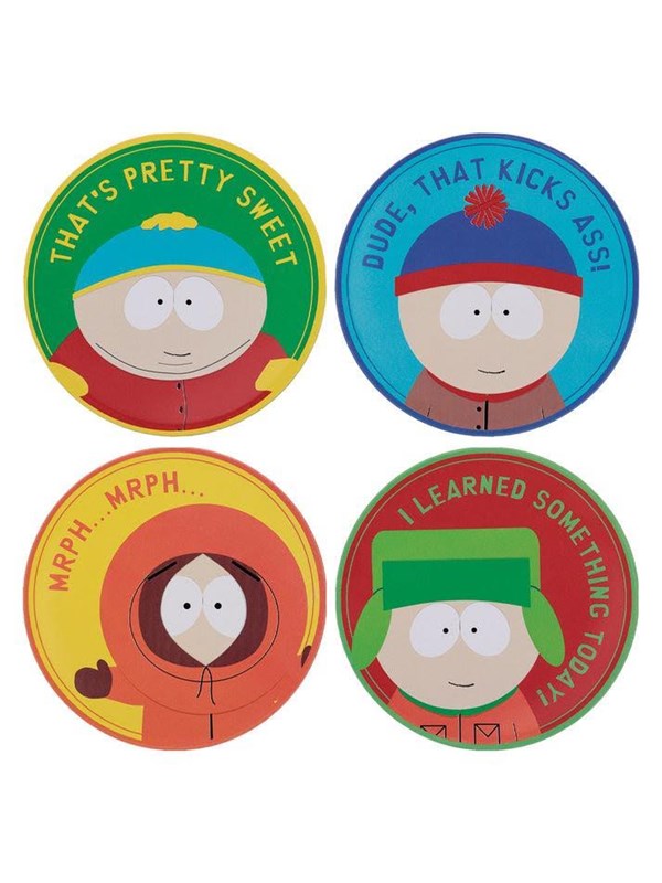 FaNaTtik - South Park - Set of 4 Printed Coasters - Karusell