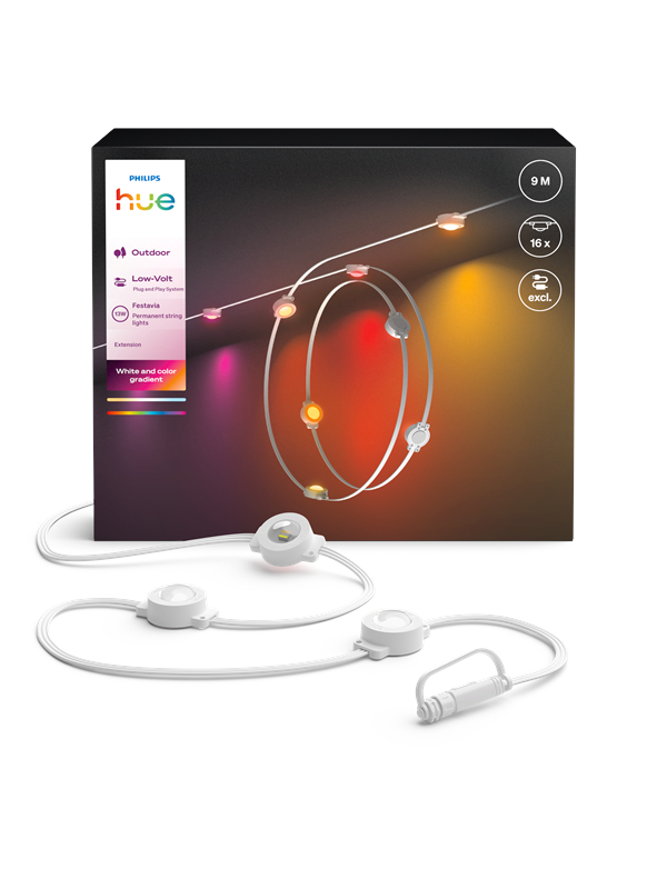 Philips Festavia permanent 9m 16pod Ext Wh EU